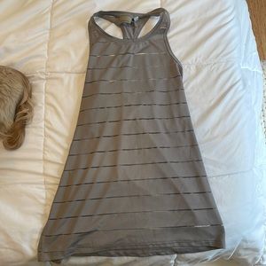 Athleta racerback grey tank